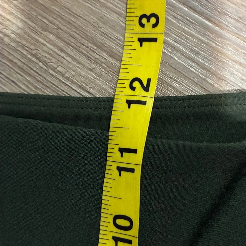 Athleta Endless High Rise Pant Army green Slim straight leg Pull on Womens 4 - Picture 7 of 11